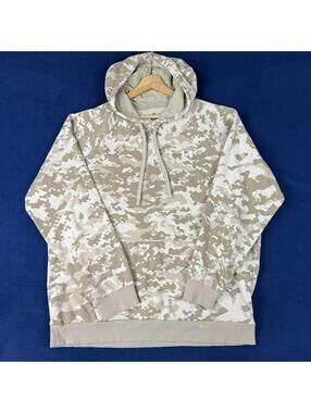 Under Armour Camouflage Hoodie Men Size XL Cotton Fleece Camo Pullover Athletic